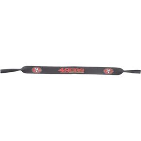 NFL San Francisco 49ers Neoprene Sunglass Strap, Black