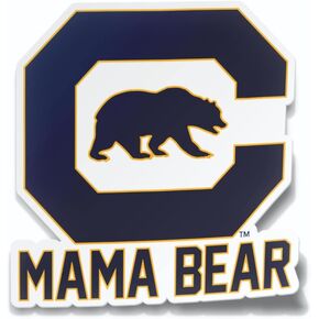 California Berkeley Sticker Golden Bears Mama Bear Logo Heavy-Duty Officially Licensed NCAA Car Decal Bumper Window Laptop Vinyl (Cal Berkeley Mama Bear)