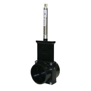 Valterra 9301 ABS Gate Valve, Black, 3" Slip, Metal Air Cylinder