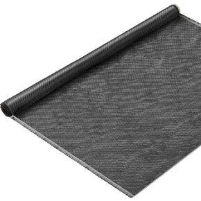 Kinlop Carbon Fiber Sheet Pure Carbon Fiber Fabric 2 x 2 Twill Weave 3k/220g Carbon Fiber Cloth for Structural Reinforcement on Concrete Wall Basement Boat Cars Repair, 1 Roll (4.2 ft x 108'')