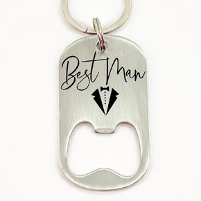 Best Man Bottle Opener Wedding Party Gift Idea For Your Best Man Birthday Christmas Gift Idea Best Man Bottle Opener FBA-WEDDING-BOTTLE (|Best Man|)