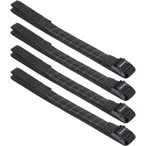 Motorcycle Luggage Straps 15’’-48’’ Adjustable Stretch Safety Tie Down Strap for Travel/Transport/Bikes/Motor Sports Securing