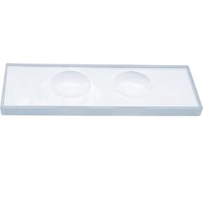 MUHWA Microscope Slide Double Concave, 5mm Thick (3)