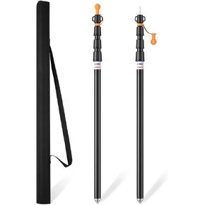 أعمدة خيمة كامولاند، أعمدة قماش القنب شديدة التحمل، أعمدة المظلة، أعمدة خيمة من الألومنيوم مع قاعدة مخروطية غير قابلة للانزلاق، أعمدة قماش القنب تلسكوبية قابلة للتعديل in Kuwait