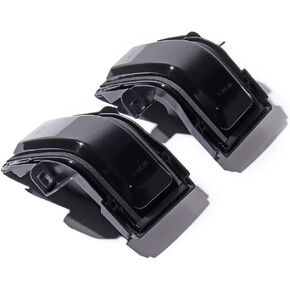 Astra Depot Pair Tow Mirror F150 Super Duty Turn Signal DRL Parking Lights Compatible For Ford F150 F250 F350 F450 F550 2015-2022 2023, Clear Lens Fits for OE FL3Z-13B374-CA FL3Z-13B375-CA