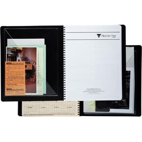 Planner Pad Insta Pockets, Front and Back Planner Pocket Combo, Personal Size, Clear Vinyl, 6 ½" x 8"