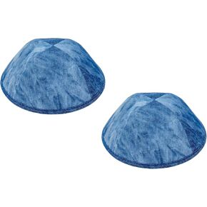 Denim 4-Part Yarmulke with Rim, Tie-Dye, 2-Pack (Sizes 2-4) in Saudi Arabia
