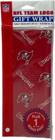 NFL Tampa Bay Buccaneers Wrapping Paper in Saudi Arabia