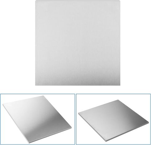 2 حزمة 12 × 6 بوصة 1/4 بوصة سميكة، 6061 T6 صفائح معدنية من الألومنيوم، لوحة صفائح الألومنيوم مسطحة، لوحة مسطحة مسطحة مصقولة بدقة ومزيلة للأزيز، من GENHAKON. in Kuwait