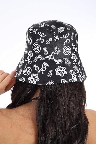 قبعة دلو بورتو ريكو موديل تاينو مع حماية من الأشعة فوق البنفسجية للاستخدام في الهواء الطلق باللون الأسود in Kuwait