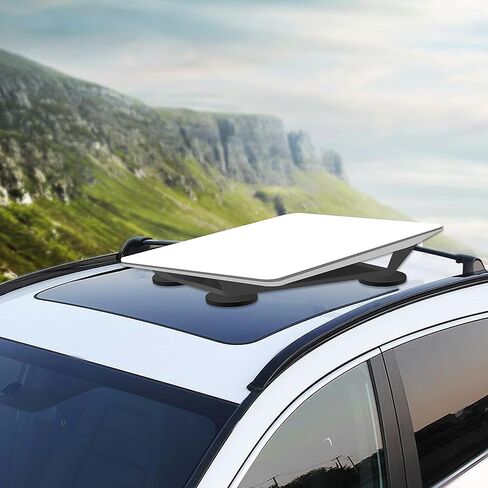 Magnetic Roof Mount for Starlink,4Pcs Magnet Base with Bolts and Nuts,can Bear 1500lb,Strong Magnets Hold The Base for Starlink Internet Kit Satellite in Kuwait