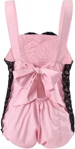 CutiePlusU Button Crotch Onesie Adult Romper Bodysuit Costume- Super Love Overalls in Saudi Arabia