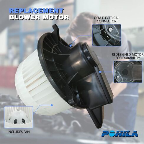 HVAC Heater Blower Motor with Fan Cage Compatible with 2007- Durango 2007- Grand Caravan 2008-2013 Chrysler Town & Country 2010- Grand Cherokee in Saudi Arabia