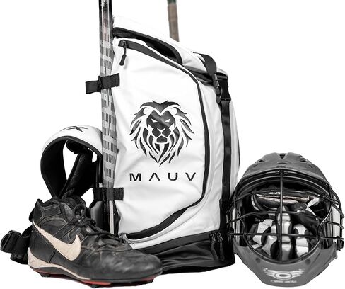 حقيبة لاكروس ممتازة - حقيبة ظهر لاكروس - تحمل معظم معدات لاكروس أو الهوكي الميداني مع حاملين للعصا وحجرة مرابط منفصلة - أسود - كحلي - أخضر جيشي - أبيض قطبي in Kuwait