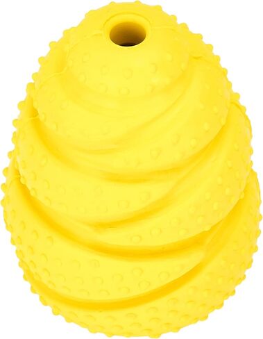 ألعاب الدجاج FLYGRUBS للحظيرة - وحدة تغذية بلاستيكية صفراء ممتعة للدجاج - قابلة لإعادة الملء بالمكافآت المفضلة وتعزز التمرين - تطلق الطعام مع كل نقرة - تحافظ على القطيع سعيدًا وصحيًا in Kuwait