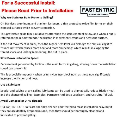 صُنع في الولايات المتحدة الأمريكية (4) 304 مسامير على شكل حرف U مربعة من الفولاذ المقاوم للصدأ بقطر 1/2 بوصة × العرض الداخلي 3-1/16 بوصة × الارتفاع الداخلي 7-5/16 بوصة مع غسالات قفل SS، وصواميل، وغسالات للقوارب ومقطورات المرافق يناسب أكثر من 3 بوصات معدني in Kuwait