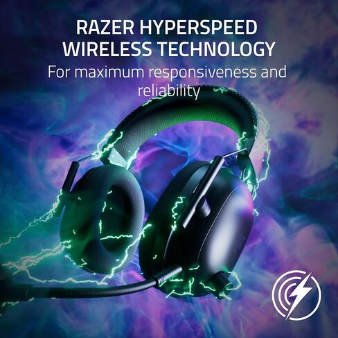 Razer BlackShark V2 Pro Wireless Playstation Gaming Headset: 50mm Drivers - Wideband Mic - Comfortable Noise Isolating Earcups - for PS5, Console, PC, Mac - Bluetooth, USB-C - 70 Hr Battery - Black in Saudi Arabia