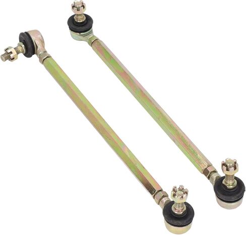 Steering Tie Rod Ball Joint, 2PCS 250mm Ball Joint Tie Rod 10mm Thread Steel Alloy for 125cc Quad Dirt Bike ATV Go Kart in Saudi Arabia