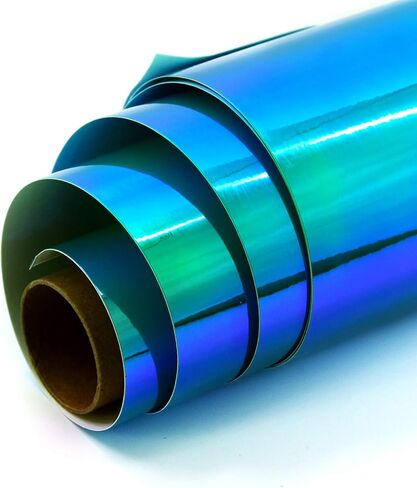 لفة فينيل أوبال ثلاثية الأبعاد مقاس 12 بوصة × 5 أقدام، فينيل دائم، لاصق SHOYISI Permanen، لجميع أنواع آلات القطع (أخضر أوبال) in Kuwait