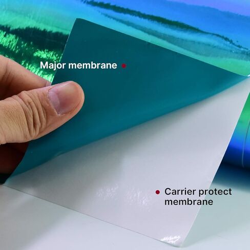 لفة فينيل أوبال ثلاثية الأبعاد مقاس 12 بوصة × 5 أقدام، فينيل دائم، لاصق SHOYISI Permanen، لجميع أنواع آلات القطع (أخضر أوبال) in Kuwait