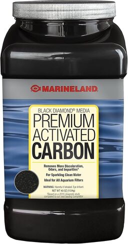 Marineland Black Diamond Premium Activated Carbon 10 Ounces, Filter Media For aquariums, Blacks & Grays in Saudi Arabia