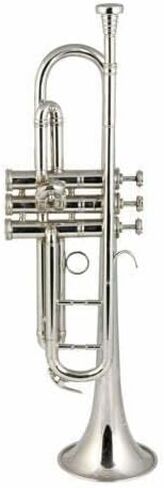 بوق TRUMPET Bb الفضي مع حافظة صلبة مجانية وقطعة الفم in Kuwait