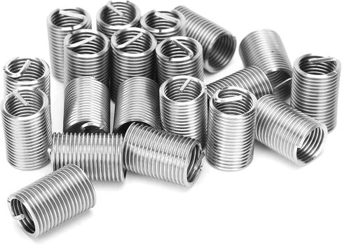 Wire Thread Inserts Screws Sleeve Assortment Kit, 20Pcs M12 x 1.5 Stainless Steel Helical Coiled Wire Screw Repair Sleeve(1D) in Saudi Arabia