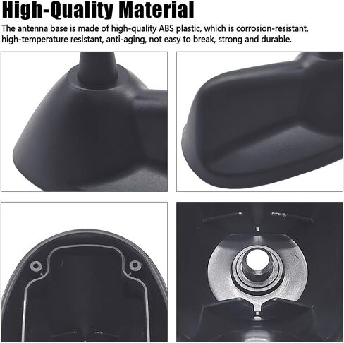 Large Type Roof Antenna Mount Base with Short Sport Antenna Compatible with Mini Cooper R55 Clubman S R56 Rubber Antenna Repair Sealing Ring Replace 65203442105 65203417195 3442105 in Kuwait