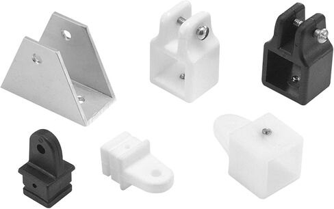 منتجات Taylor Made 11829 أنبوب مربع Bimini BoaTop 1 بوصة شريحة فك بحرية سوداء in Kuwait