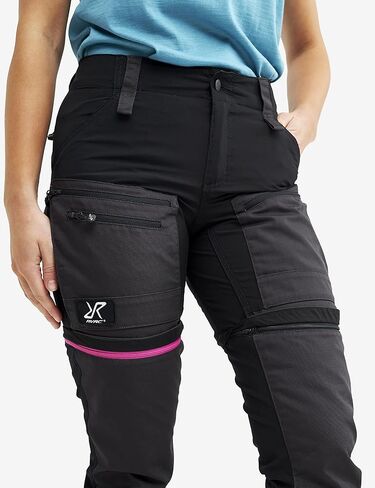 RevolutionRace Women's RVRC GP Pro Zip Off Pants, Durable, Ventilated and Convertible Pants for All Outdoor Activities in Saudi Arabia