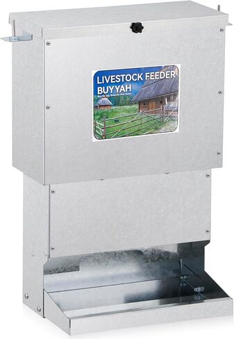 وحدة تغذية بروتين شجرة الغزلان، صندوق تغذية الغزلان بوزن 60 رطلاً، وحدة تغذية الغزلان شديدة التحمل، موزع تلقائي يغذي البروتين والذرة، الحياة البرية وحيوانات المزرعة in Kuwait