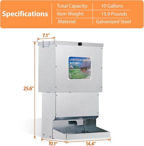 وحدة تغذية بروتين شجرة الغزلان، صندوق تغذية الغزلان بوزن 60 رطلاً، وحدة تغذية الغزلان شديدة التحمل، موزع تلقائي يغذي البروتين والذرة، الحياة البرية وحيوانات المزرعة in Kuwait