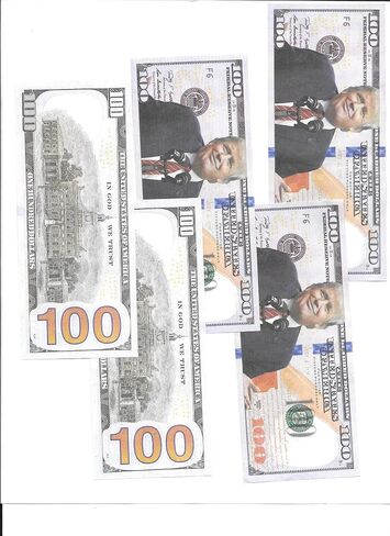 Donald J Trump 2024 MAGA Money 100 USD (100X Pack) Funny Money for That Trump 2024 Fan! Makes Great Gift! in Saudi Arabia