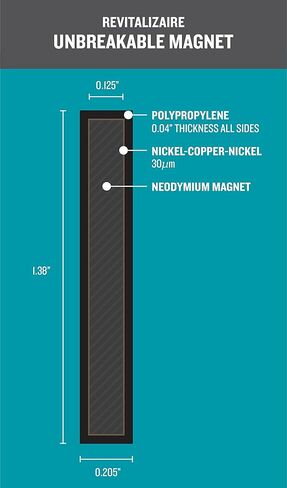 أقراص مغناطيسية غير قابلة للكسر مقاس 1.3 بوصة، نيوديميوم مطلي بالبولي بروبيلين - مغناطيس قوي للثلاجة والمكتب والحرف اليدوية - بسمك 1/8 بوصة - 5 عبوات in Kuwait