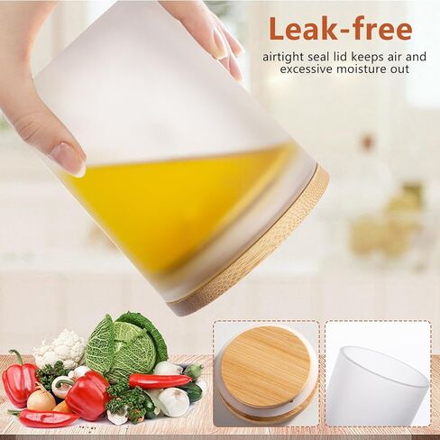 15 عبوة من برطمانات الشموع الزجاجية المتجمدة سعة 7 أوقية من GoldArea مع أغطية من الخيزران لمجموعات صنع الشموع، وأوعية وحاويات شموع فارغة قابلة لإعادة الاستخدام in Kuwait