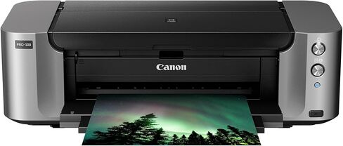 طابعة Canon Pixma Pro-100 اللاسلكية الملونة الاحترافية النافثة للحبر مع طباعة Airprint وطباعة الأجهزة المحمولة، تتضمن حبر Canon CLI-42 8 PK Value Pack in Saudi Arabia