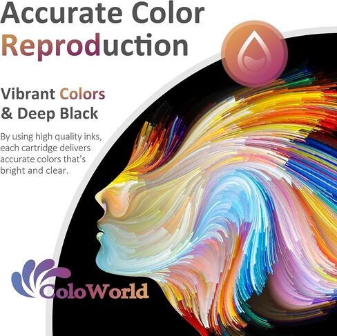 استبدال خرطوشة الحبر المعاد تصنيعها من ColoWorld لطابعة Canon PG-240XL CL-241XL لطابعة Pixma MG3620 MG3600 MX452 MG2120 MG3520 MX472 MG3220 MX432 MG2220 MX512 MG3122 MG3222 (1 أسود، 1 لون) in Kuwait