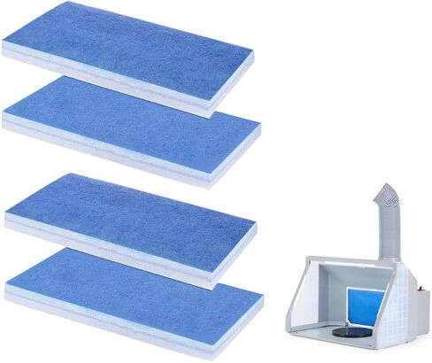 4 قطع من مرشح حجيرة الطلاء، مجموعة فلتر حجيرة رش البخاخة، حجيرة رش بديلة لفلتر الهواء، تناسب هواية البخاخة، الحرفيين وحجرة طلاء الرش in Kuwait