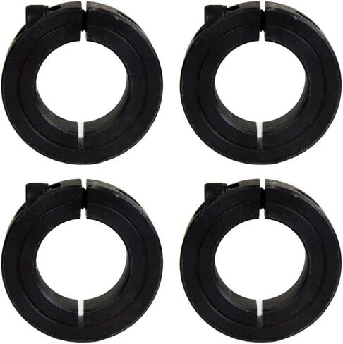 Jeremywell 1" Bore Single Split Set Screw Shaft Collar OD 1-3/4" Width 1/2" (4 PCS) in Saudi Arabia
