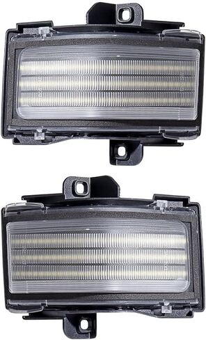 Astra Depot Pair Tow Mirror F150 Super Duty Turn Signal DRL Parking Lights Compatible For Ford F150 F250 F350 F450 F550 2015-2022 2023, Clear Lens Fits for OE FL3Z-13B374-CA FL3Z-13B375-CA in Saudi Arabia