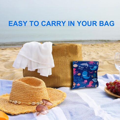 Sand Remover for Beach, Sand Removal Bag, Must Haves Gift for Beach Vacation Camping Travel Trip Talc-Free in Saudi Arabia