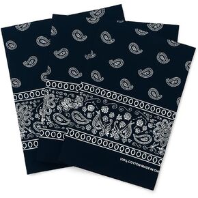 Sosun Bandana, 100% Cotton Paisley Scarf, Headwear, Face Mask for Men or Women in Saudi Arabia