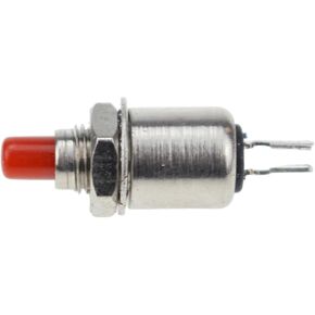 Micro Push Button Switch, 5mm Spring Return Momentary, 0.5A 125VAC, 10-Pack (Red) in Kuwait