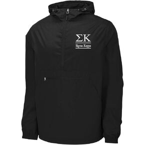 Sigma Kappa Windbreaker - Anorak Pullover Jacket - Quarter Zip in Saudi Arabia