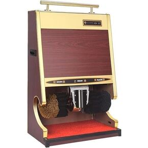 Automatic Electric Shoe Polisher Machine - Dual Brush Shine & Induction, Overheat Protection, Ideal for Quick Shoe Cleaning & Polishing, Perfect for Home & Professional Use in Saudi Arabia