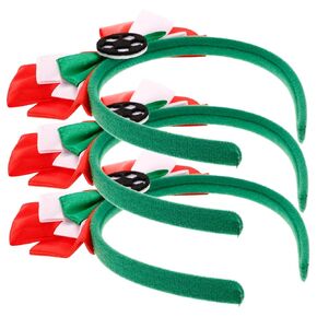3Pcs Soccer Charm Headbands Knot Hairbands Fun Football Party Accessories for Game Day for Sports Events Cheerleading in Kuwait