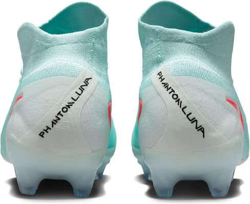 Nike Phantom Luna 2 Elite FG High-Top Soccer Sleats (FJ2572-300 ، Mint/Off Noir/Atomic Red) in Saudi Arabia