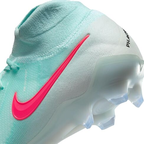 Nike Phantom Luna 2 Elite FG High-Top Soccer Sleats (FJ2572-300 ، Mint/Off Noir/Atomic Red) in Saudi Arabia