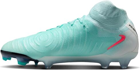 Nike Phantom Luna 2 Elite FG High-Top Soccer Sleats (FJ2572-300 ، Mint/Off Noir/Atomic Red) in Saudi Arabia