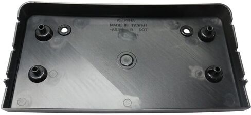 License Plate Bracket for Audi A4 2013 to 2016 Front Side, Sedan/Wagon, Without S-Line, Stone Gray, ABS Plastic AU1068108 8K0807285E1QP in Saudi Arabia